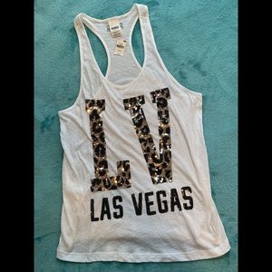 Victoria’s Secret PINK Las Vegas Sequin Tank Top